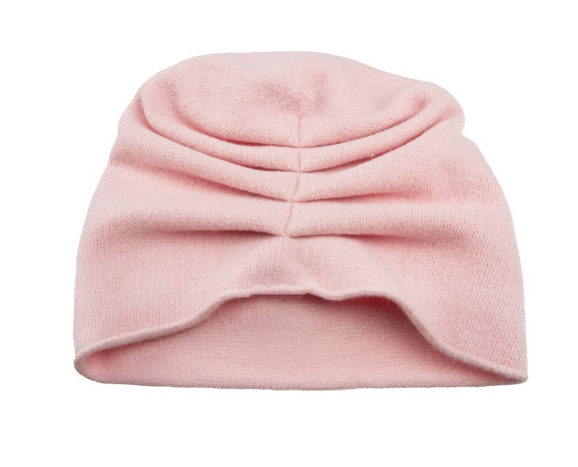 Zimní čepice dětská 100% vlna smetanová bílá