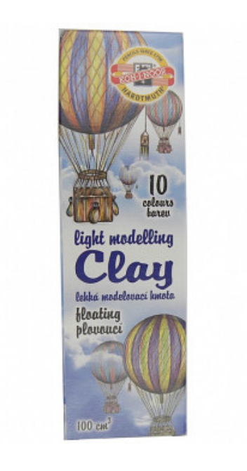Modelína - plastelína plavoucí na vodě 10barec