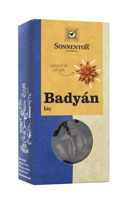 Badyán celý BIO 25g