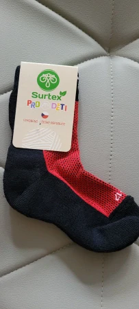Surtex ponožky dětské jaro/podzim 70% merina
