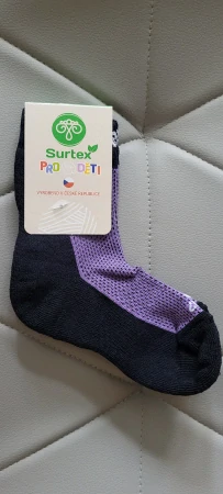 Surtex ponožky dětské jaro/podzim 70% merina