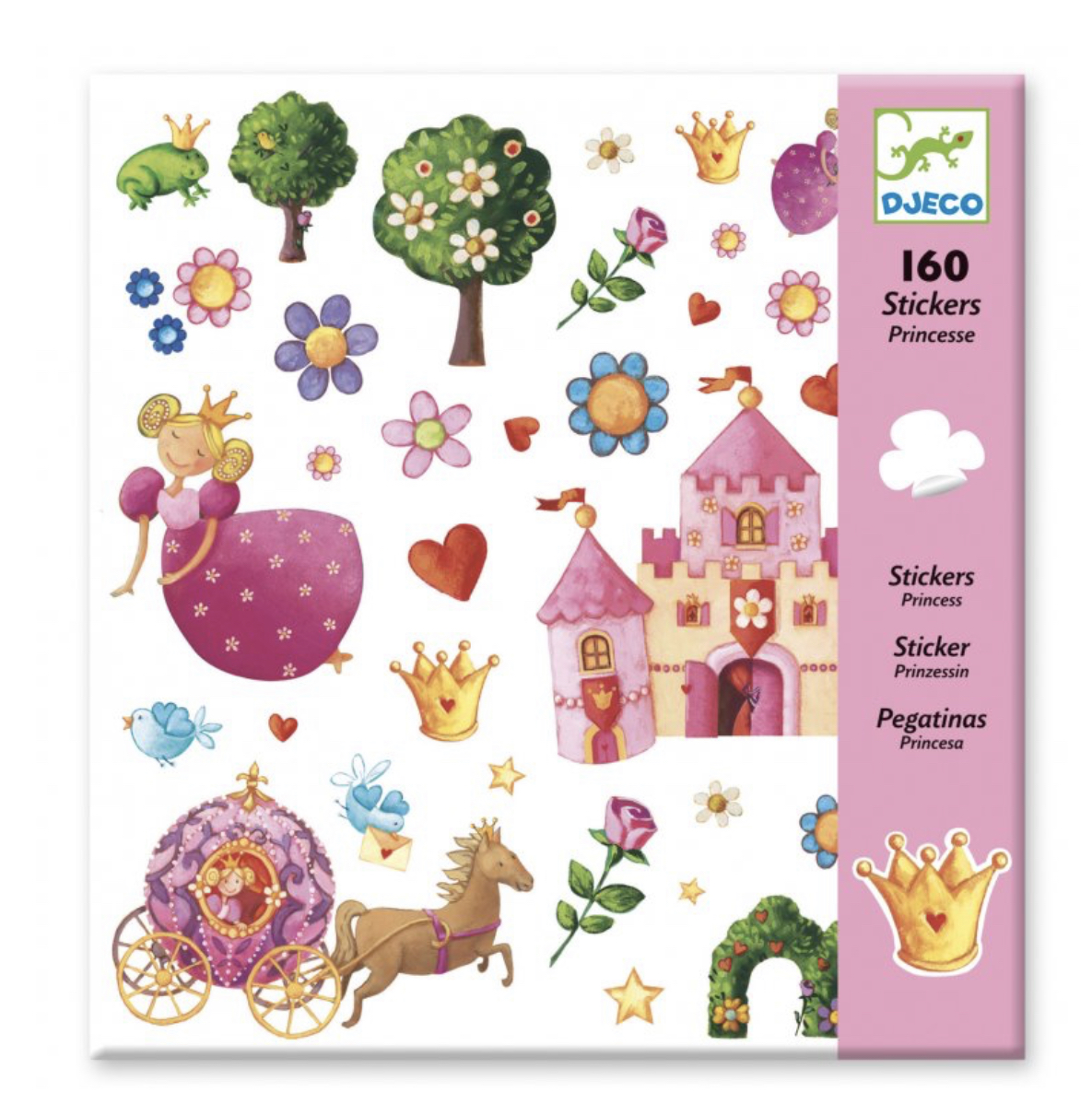 Samolepky 160ks - Princezna