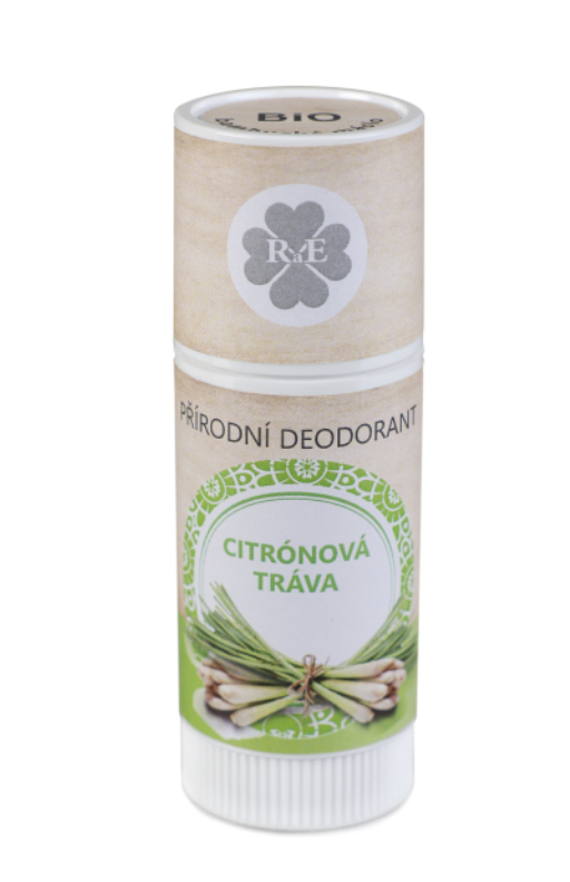 PŘÍRODNÍ DEODORANT BIO BAMBUCKÉ MÁSLO S VŮNÍ CITRÓNOVÉ TRÁVY 25 ML