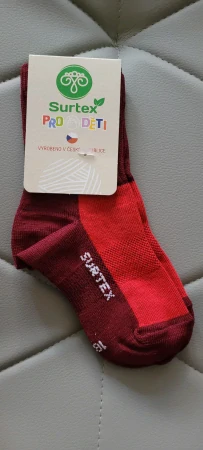 Merino ponožky SURTEX - léto 70% merina volný lem