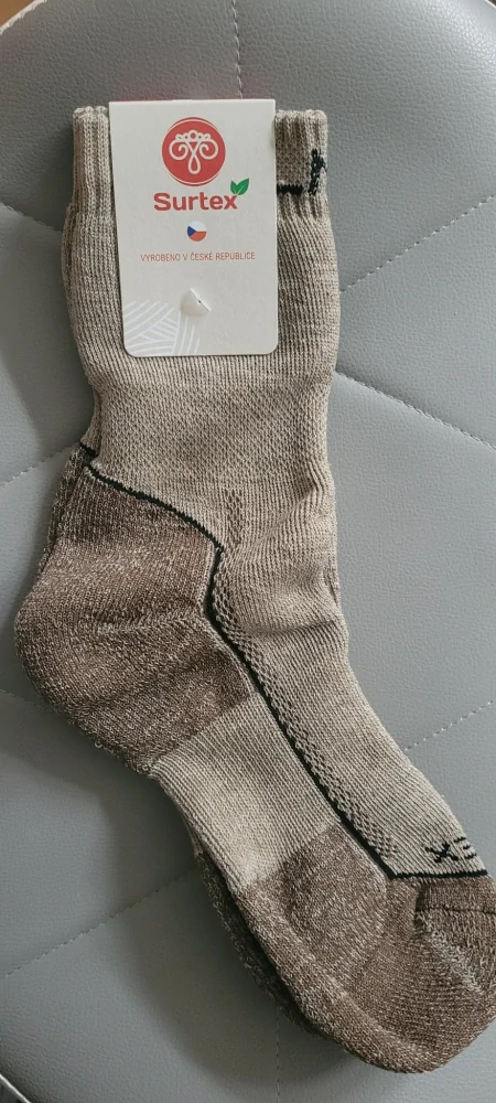 Merino ponožky dospělé SURTEX - zima 90% merina