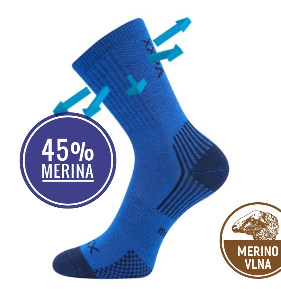 Ponožky dětské slabé z merino 45% OPTIMALIK s ionty stříbra