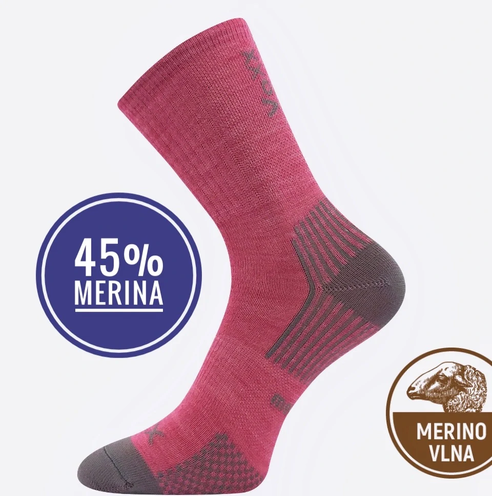 Ponožky dětské slabé z merino 45% OPTIMALIK s ionty stříbra