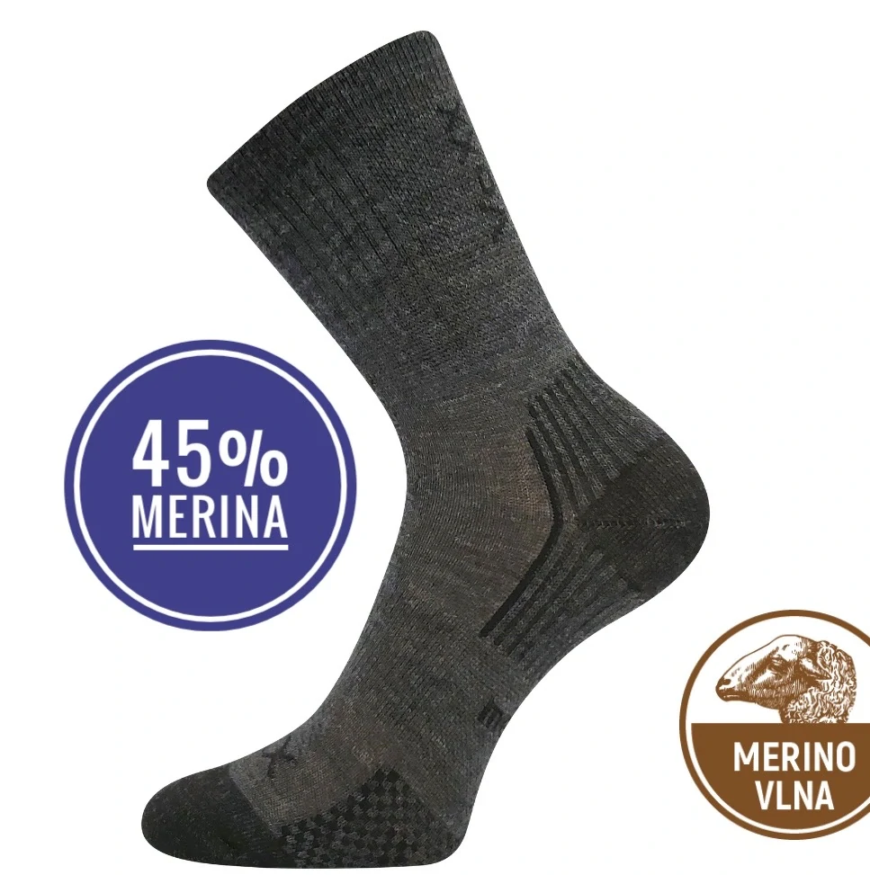 Ponožky dětské slabé z merino 45% OPTIMALIK s ionty stříbra