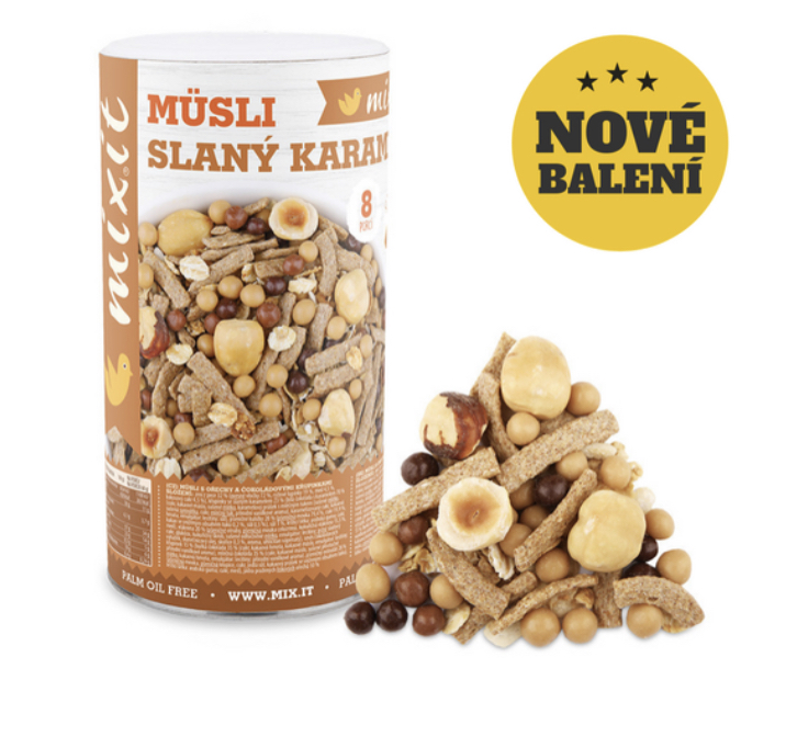 Pečený mixit slaný karamel 490g