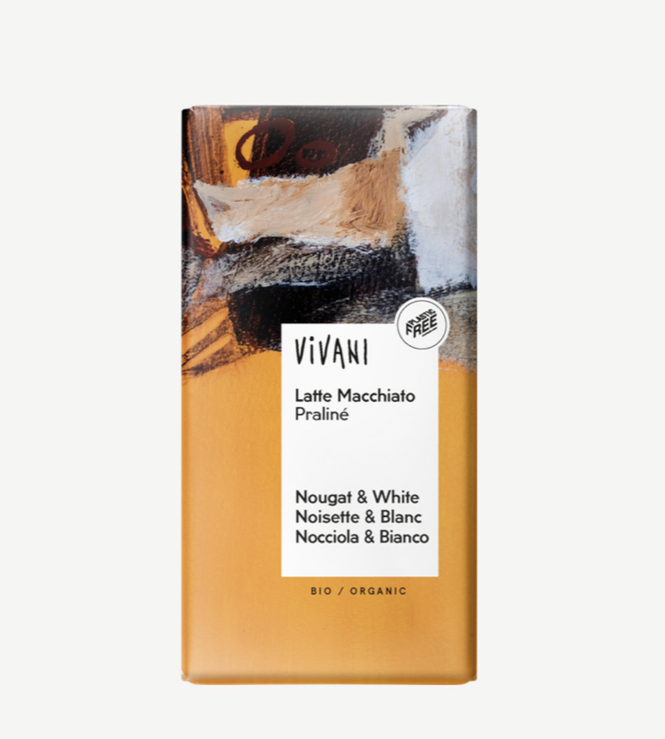 Čokoláda Latte Macchiato Praliné BIO - Vivani 100g