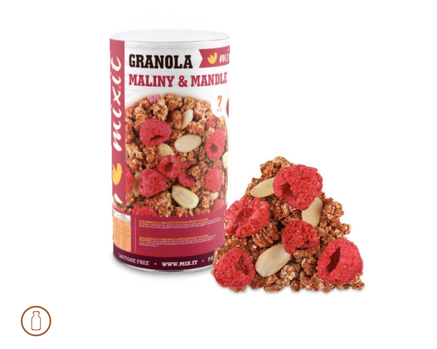 Granola z pece - maliny a mandle 440g
