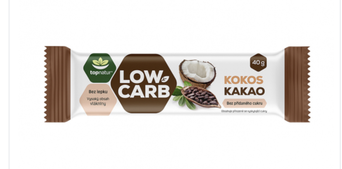 LOW CARB tyčinka Kokos & Kakao 40g