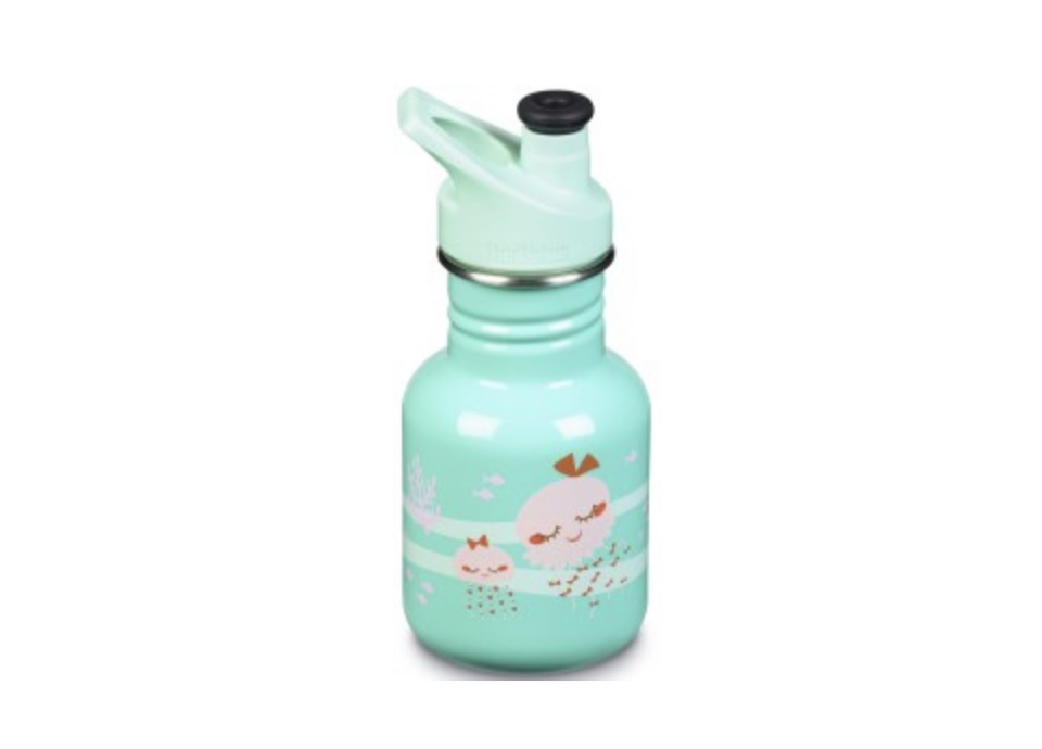 Dětská nerezová lahev Klean Kanteen Kid Classic w/Kid Sport Cap 3.0 - jellyfish 355 ml