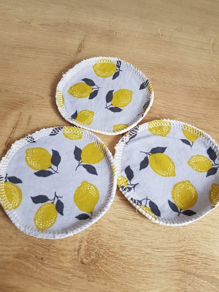 SET 3 Ks - Odličovací pratelné tamponky citronci