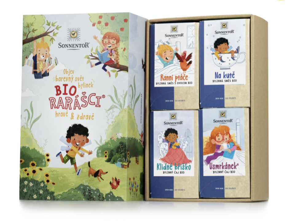 Dárková kazeta čajová – Biorarášci
