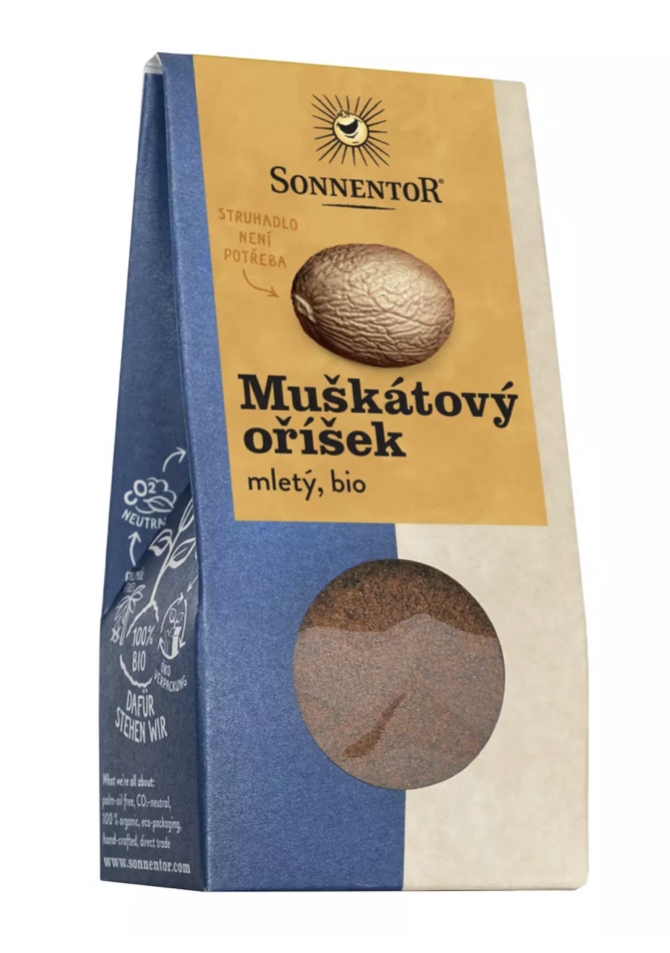 Muškátový oříšek mletý BIO 30g expirace 30/6 2024