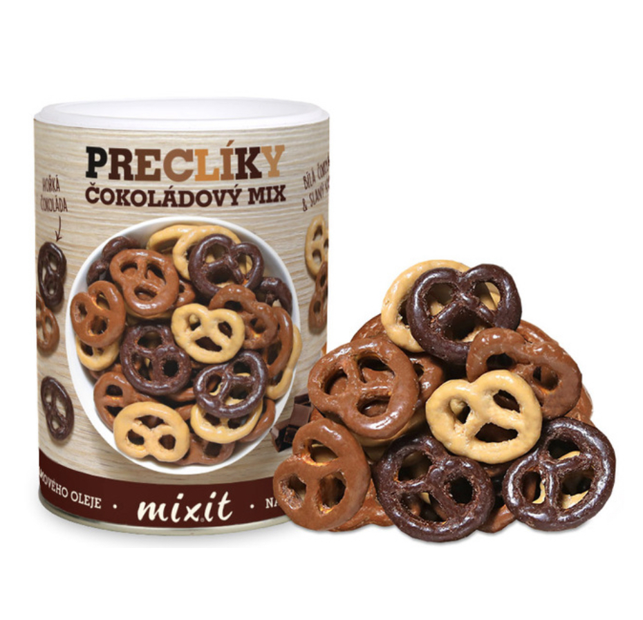 Preclíky MIX v čokoládě 250g