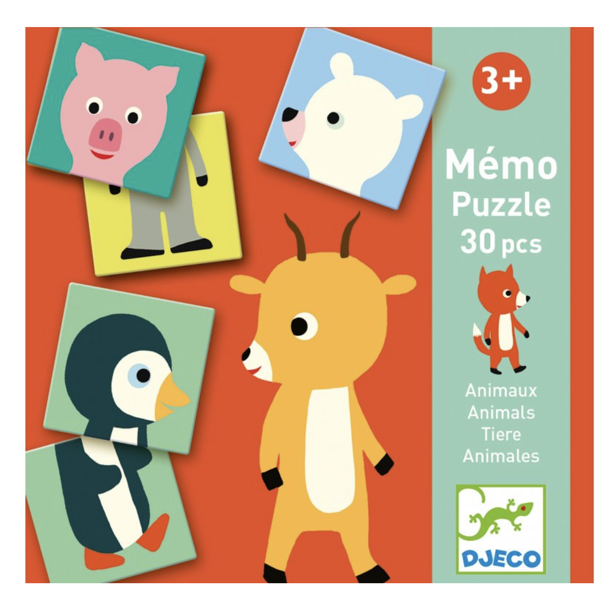 Puzzlové pexeso zvířecí kamarádi
