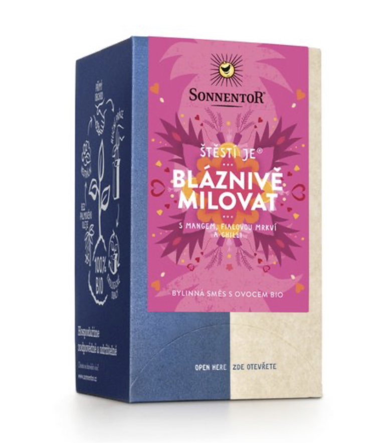 Štěstí je bláznivě milovat bylinná směs s ovocem BIO 36g