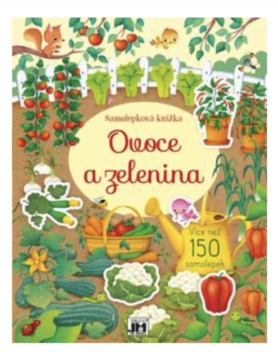Ovoce a zelenina - samolepková knížka