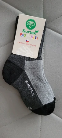 Merino ponožky - zima 70% merina volný lem