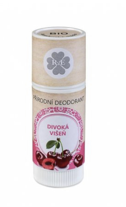 PŘÍRODNÍ DEODORANT BIO BAMBUCKÉ MÁSLO S VŮNÍ DIVOKÉ VIŠNĚ 25 ML