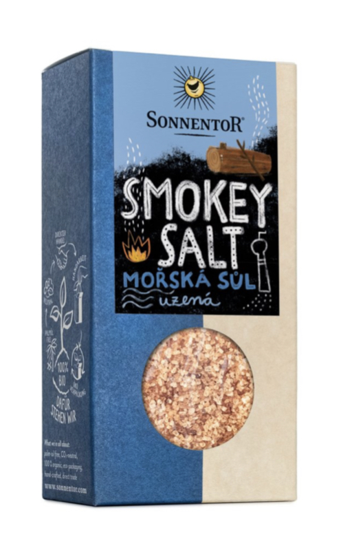 Smokey Salt, mořská sůl, zauzená 150g