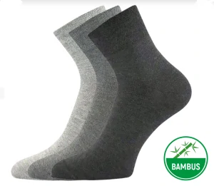 Bambusové ponožky set 3ks EKOM