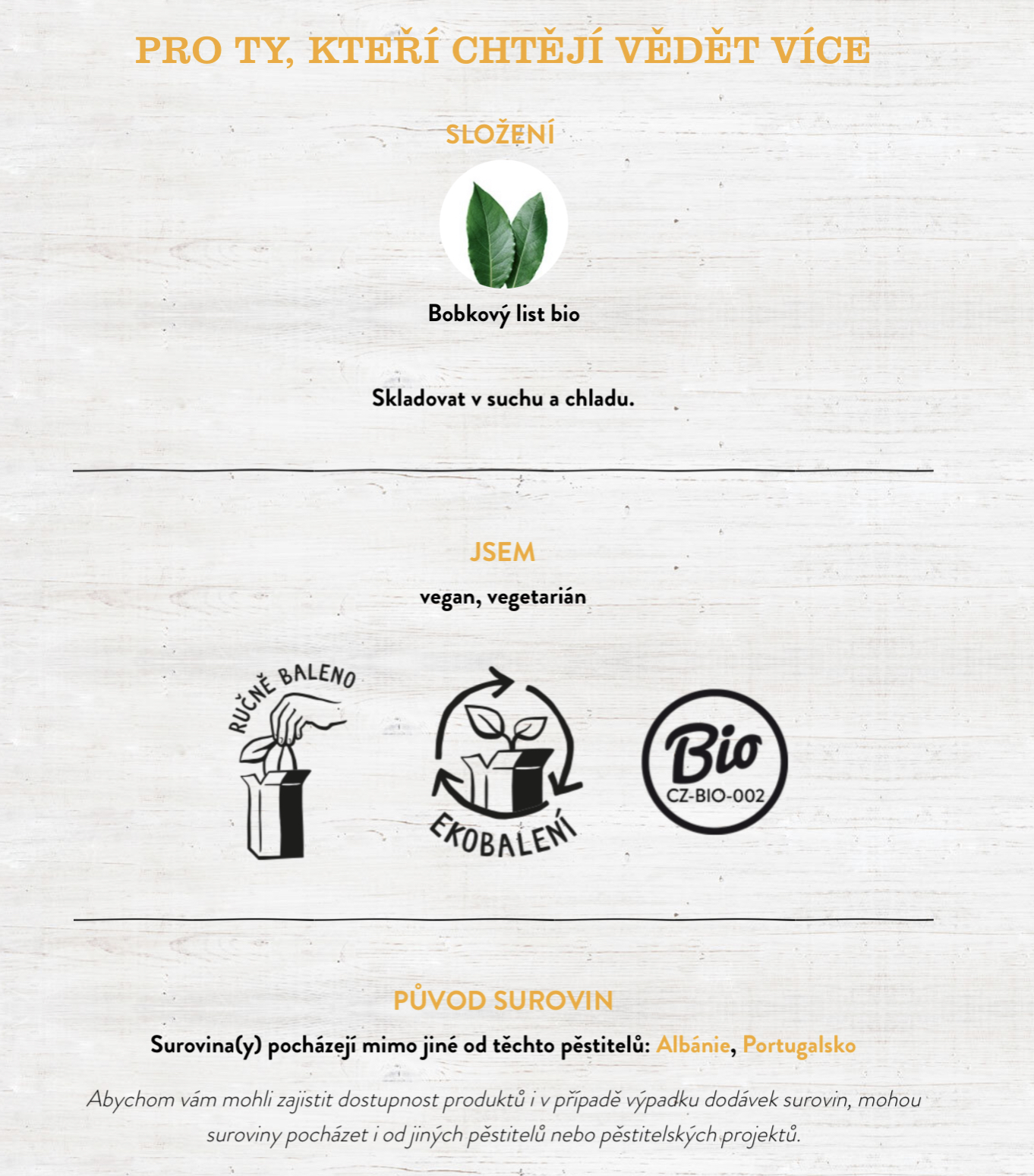 Bobkový list celý 10g