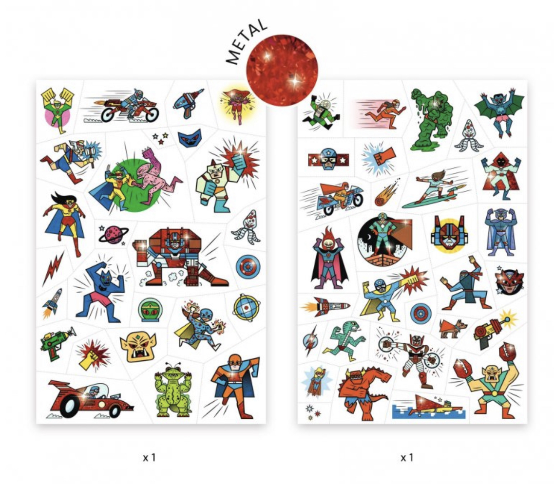 Tetování Tetování metalické Superhrdinové