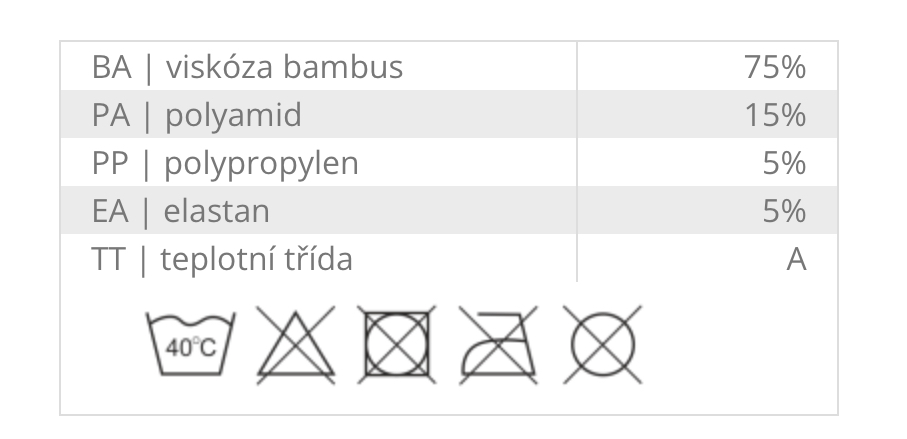 Ponožky Brox černá Bambus VOXX 