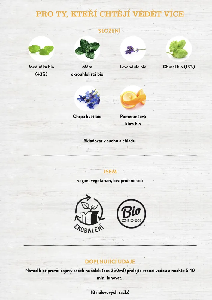 Balzám na nervy Zase dobře! BIO porcovaný čaj 27g