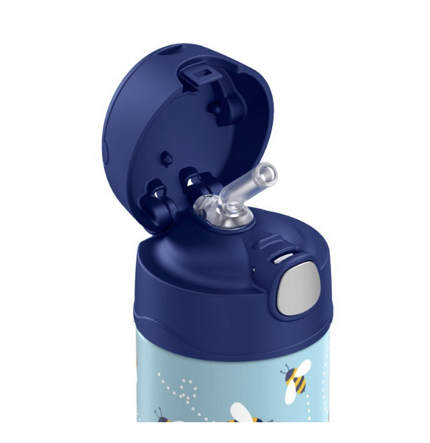 Dětská termoska s brčkem - VČELKY, honey bees 