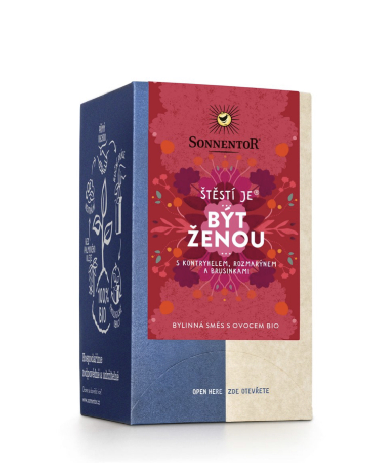 Štěstí je být ženou, porcovaný čaj BIO 30,6g 