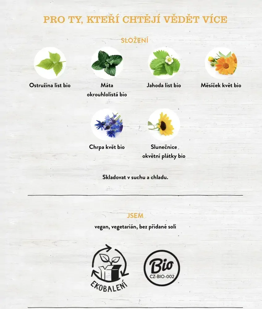 Dobrá nálada čaj porcovaný BIO 27g