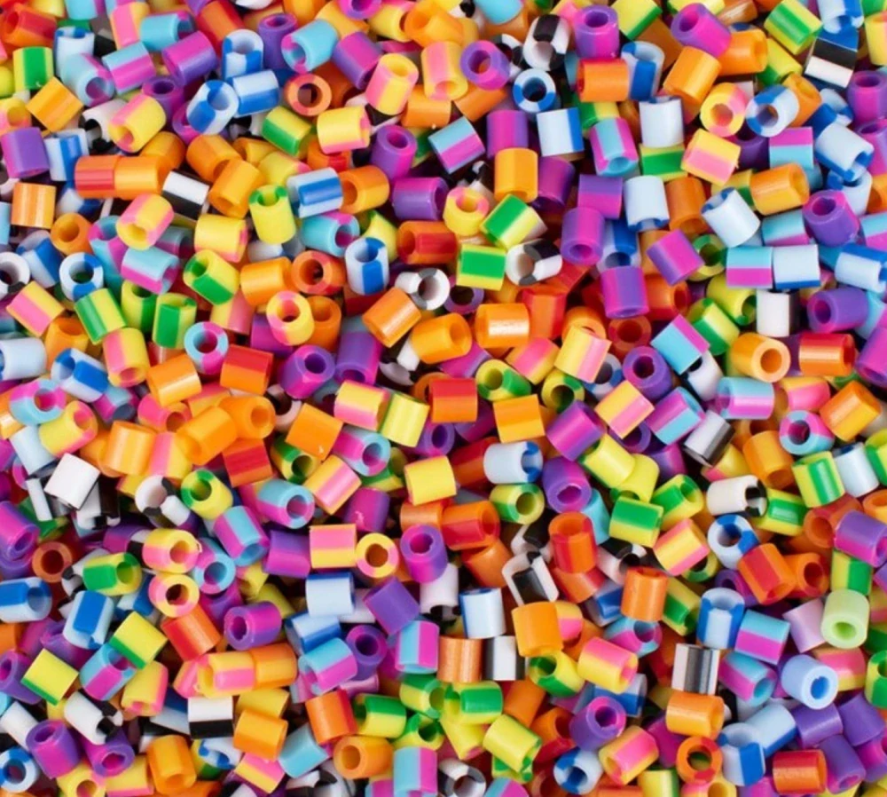 Zažehlovací korálky, kbelík - happy mellow 5000 ks