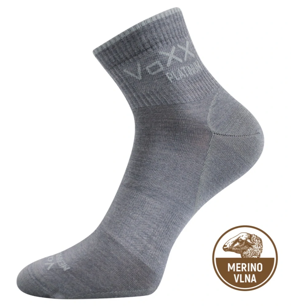 Radik merino 80% tenke se stříbrem - sv.šedá