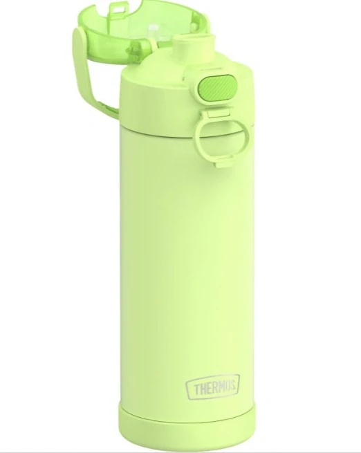 Dětská termoska s hydratačním uzávěrem - neonově limetková