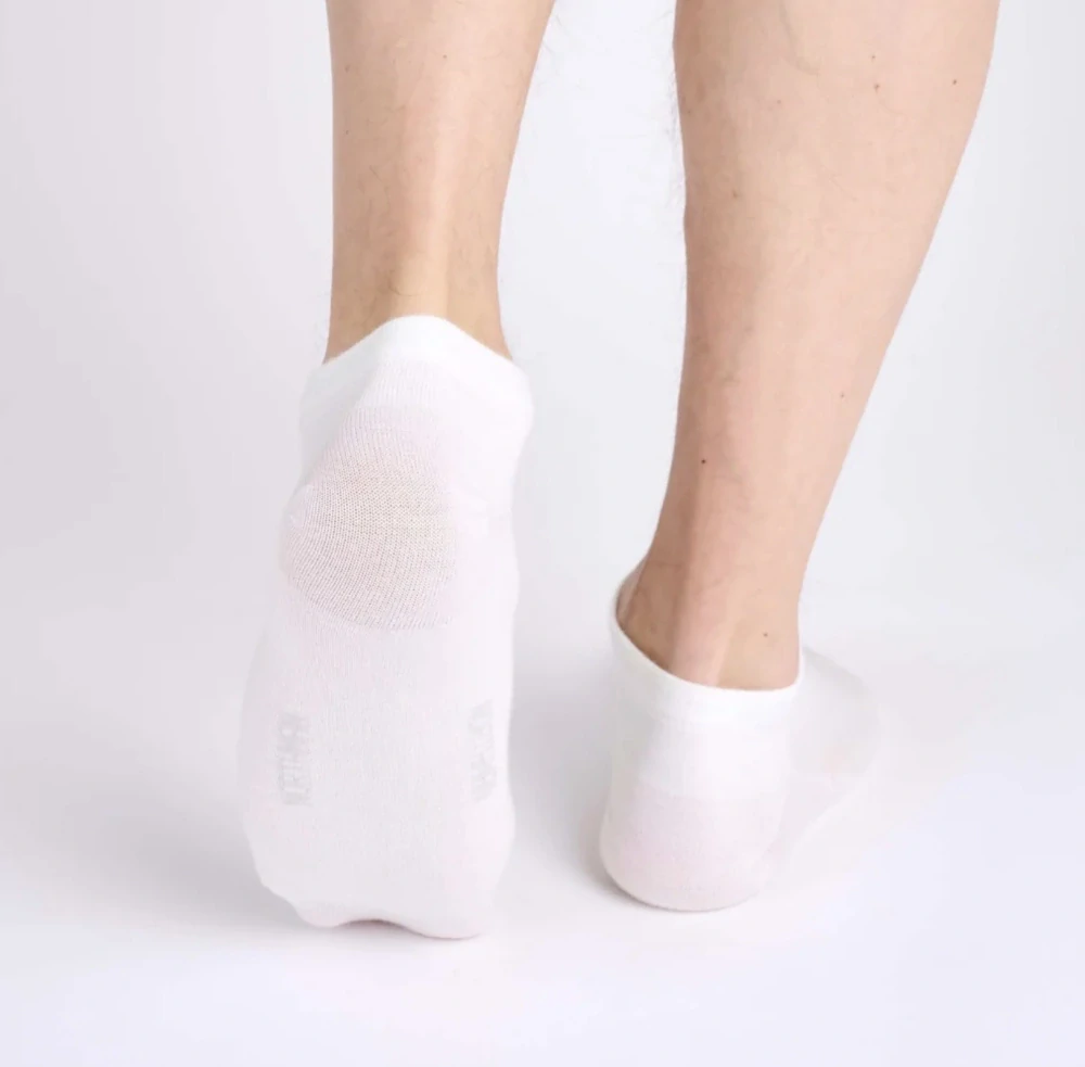 Summer 54% Merino 3-pack bílé - nízké letní ponožky