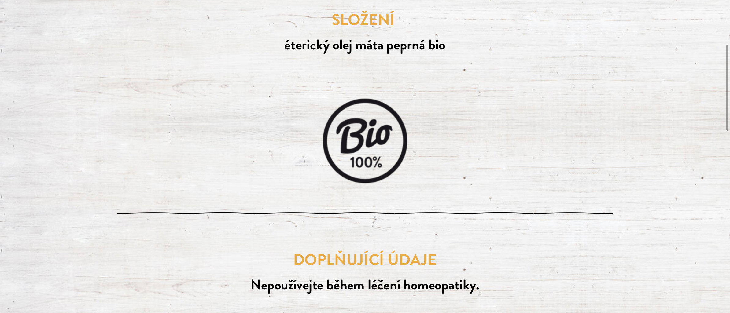 Máta BIO 10ml