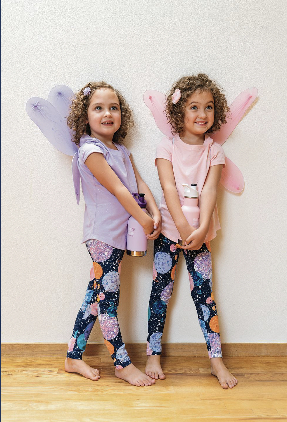 Dětská nerezová termolahev Klean Kanteen Insulated Kid Classic w/Kid Sport Cap 3.0 - ballet slipper matte 355 ml