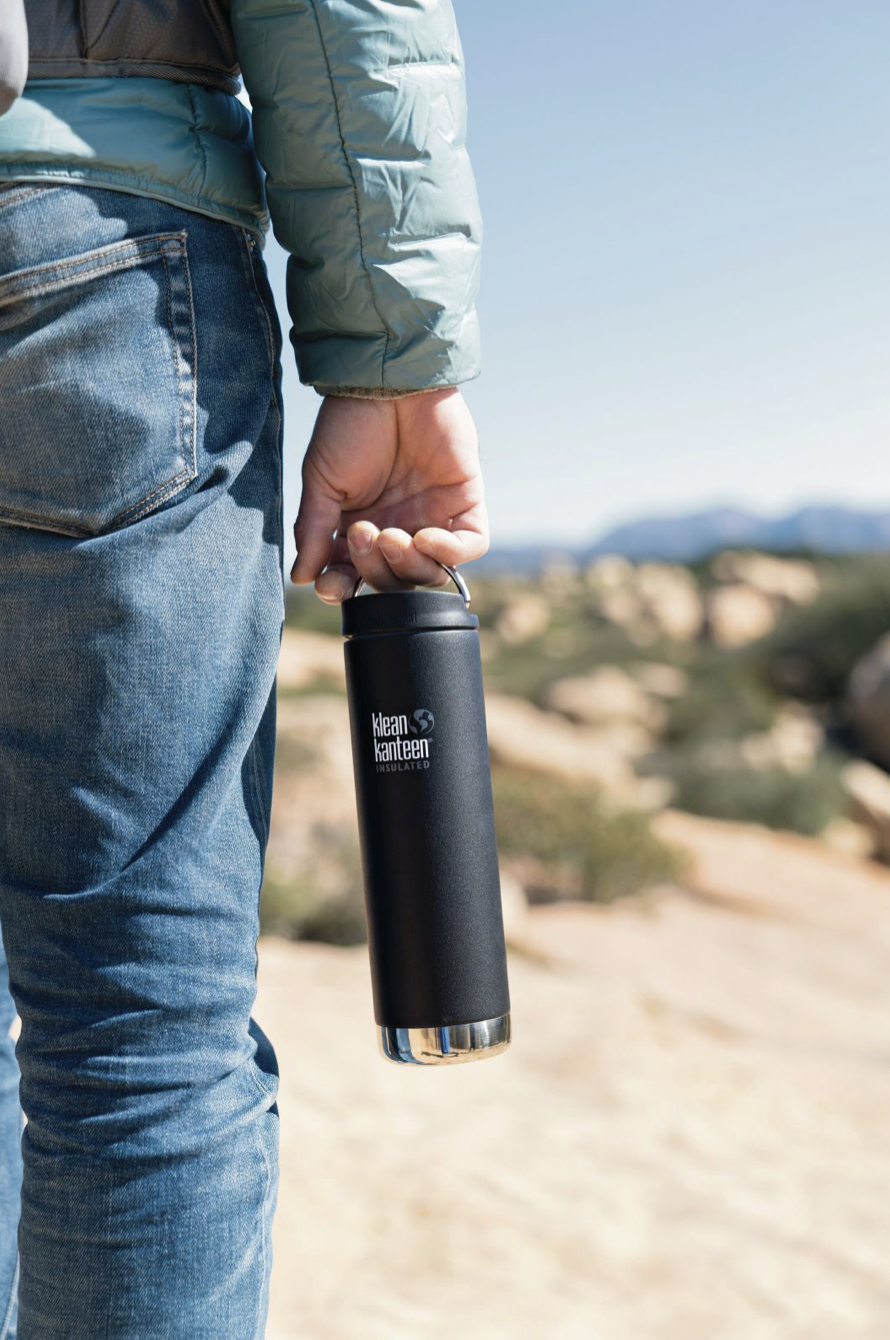Termoska Klean Kanteen TKWide w/Café Cap - Shale Black 592 ml