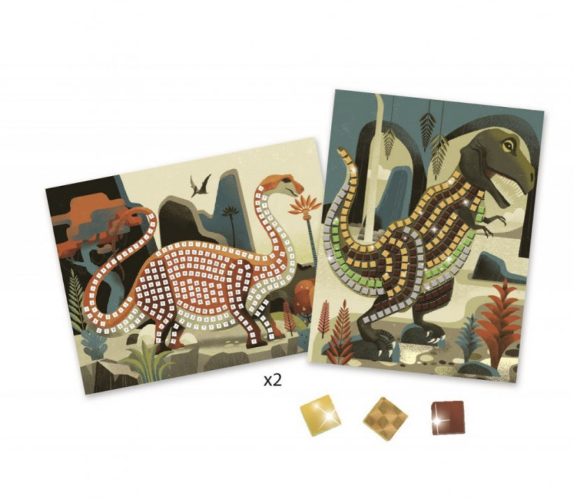 Mozaika Dinosauři - samolepky čtverečky