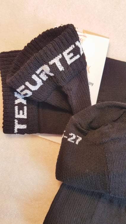 Surtex merino ponožky dospělé Activ 80%merina černé jaro/podzim