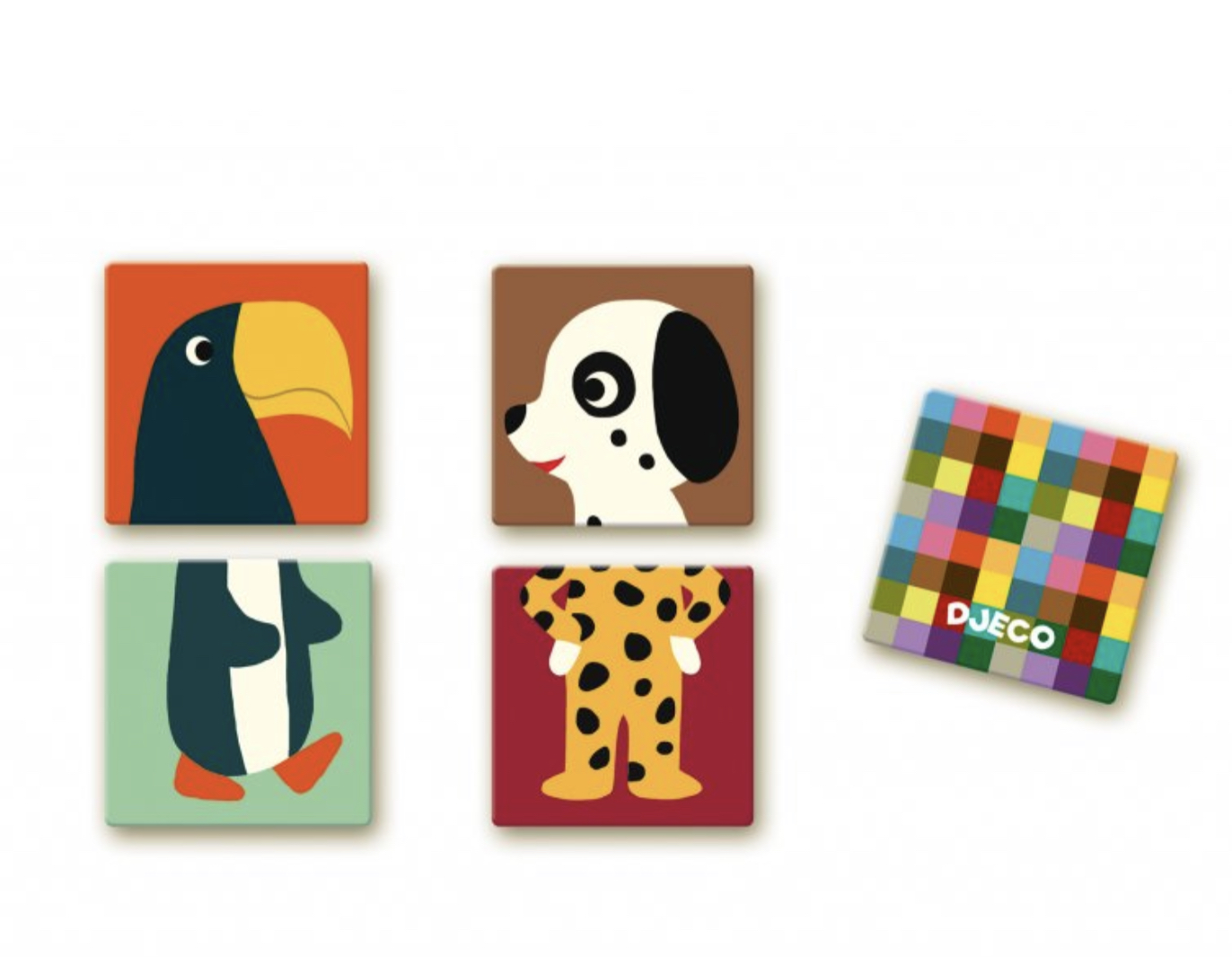 Puzzlové pexeso zvířecí kamarádi