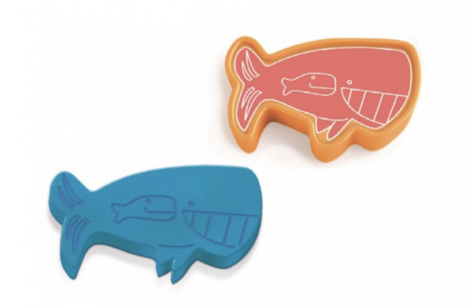 Sada tvarů a razítek Tropická zvířátka vykrajovatka