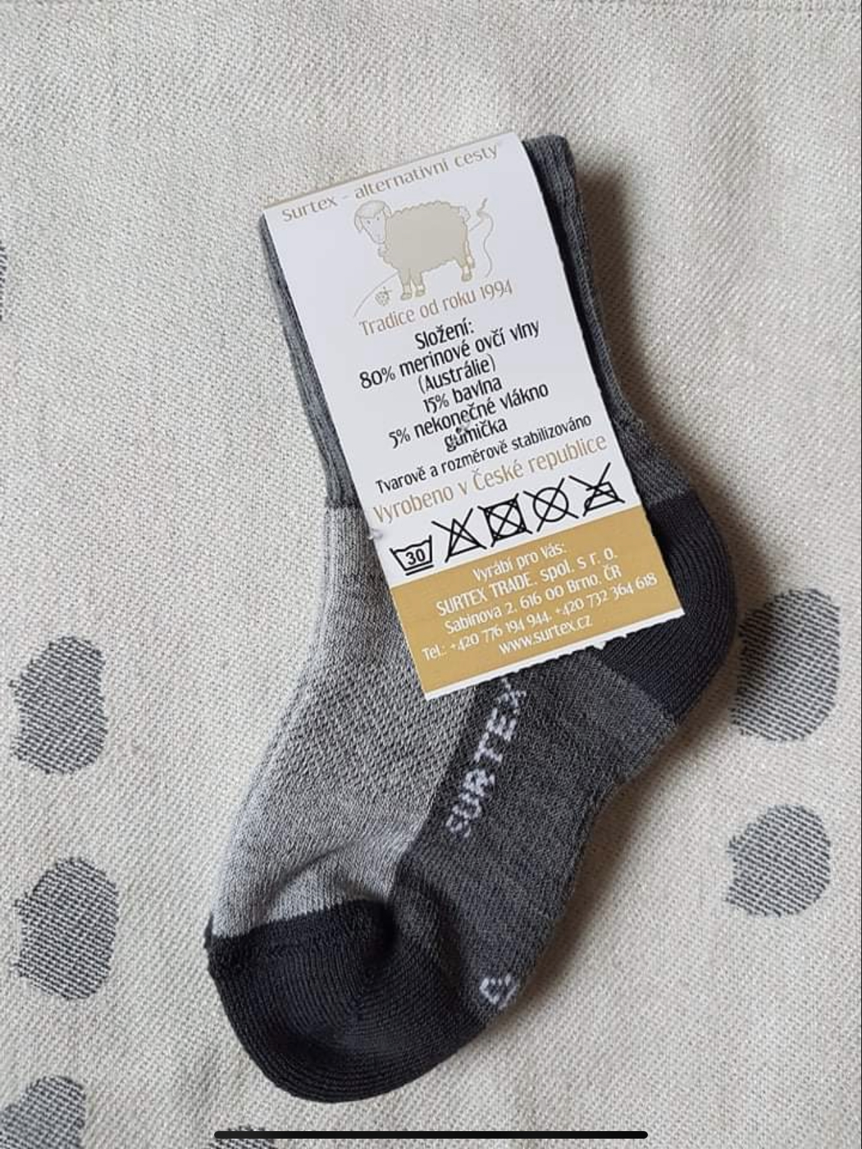 Surtex dětské 80% zimní