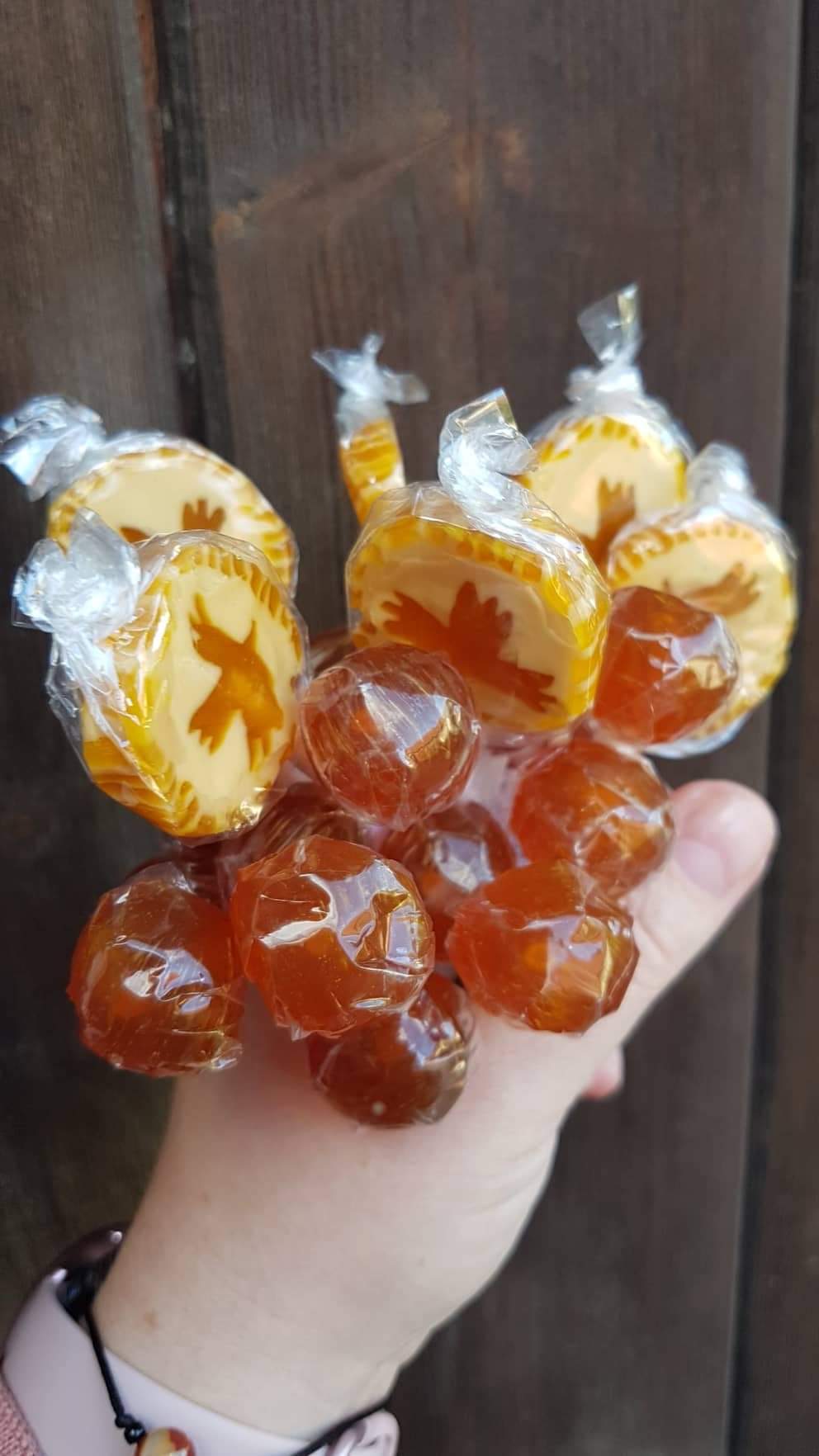 Lízátko javorové s listem - Natural 10g