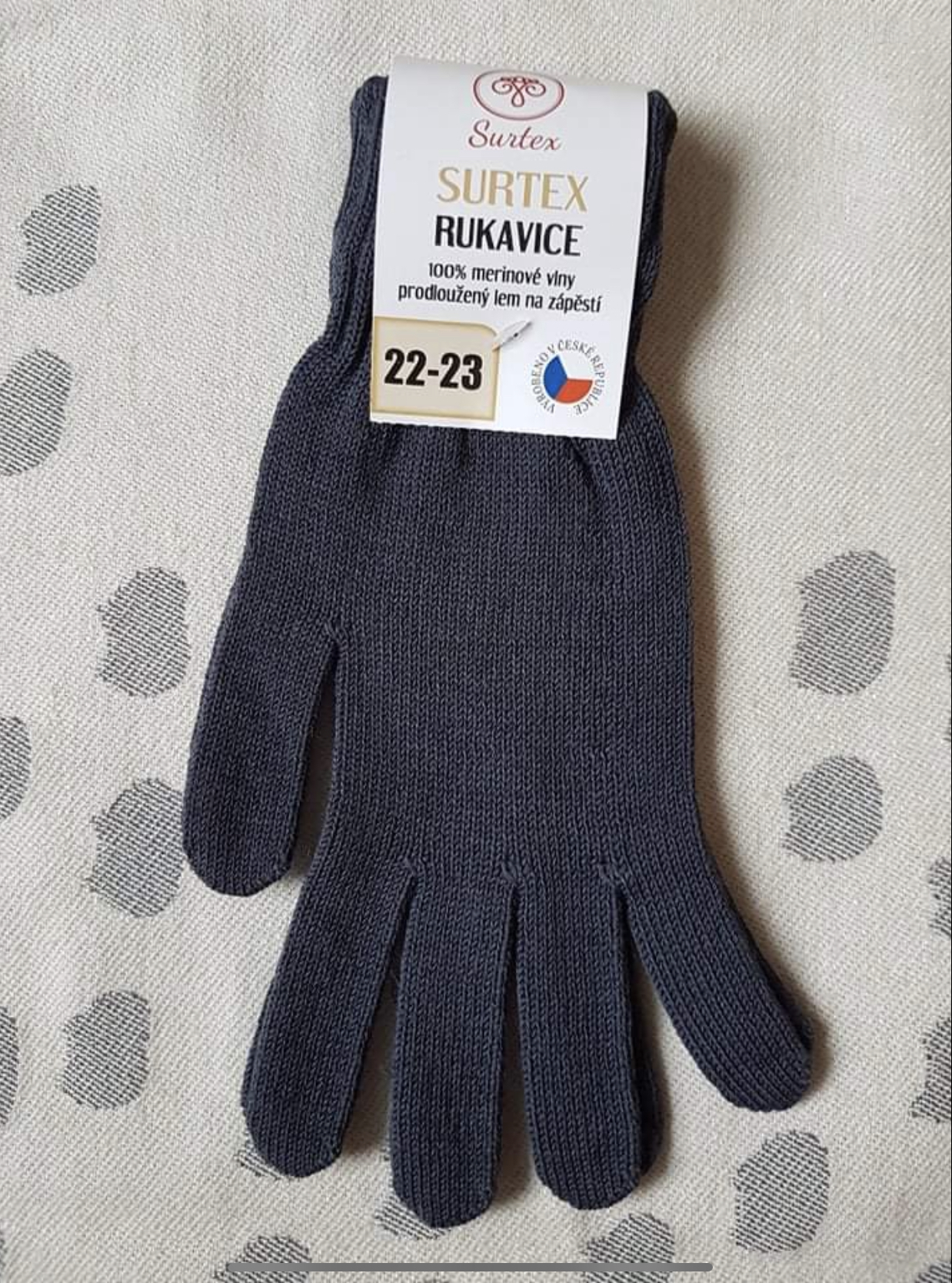 Surtex Merino rukavice dospělé