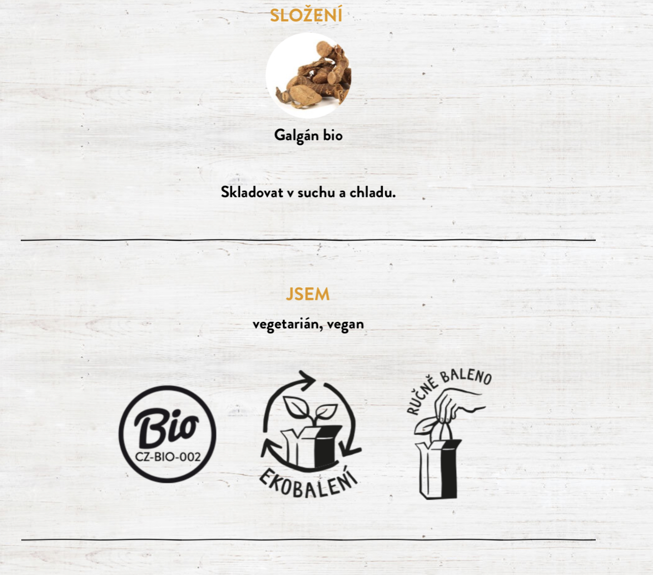 Galgán mletý BIO 35g